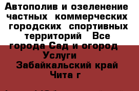 Автополив и озеленение частных, коммерческих, городских, спортивных территорий - Все города Сад и огород » Услуги   . Забайкальский край,Чита г.